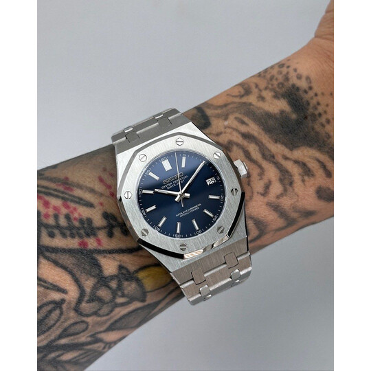 Custom Seiko Mod • Blue Datejust AP • 39mm